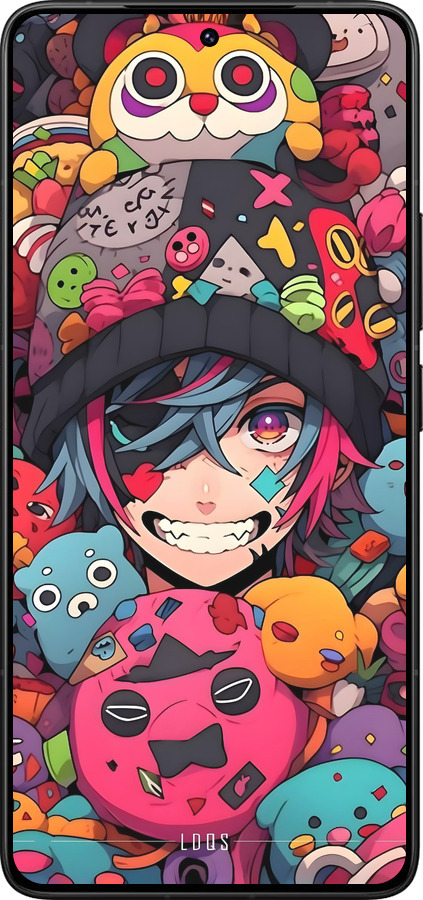 Силіконовий чехол Аніме хлопець для Xiaomi Redmi K80 Pro - 6317u-4145 изображение 