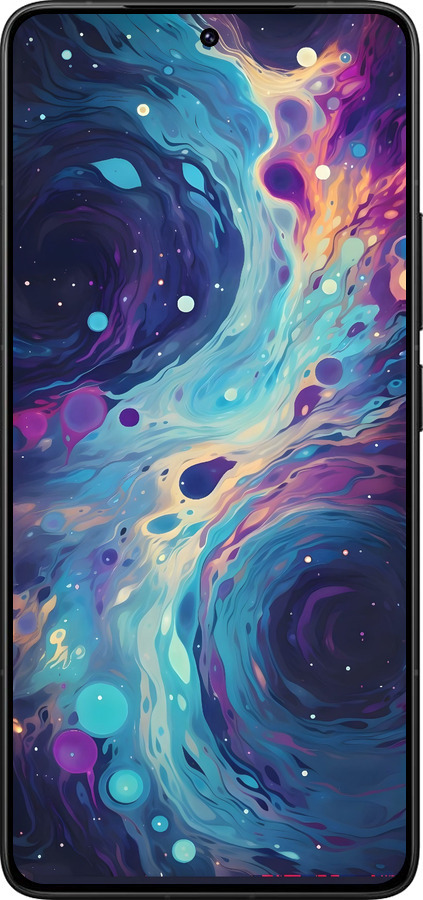 Силиконовый чехол Арт акварель для Xiaomi Redmi K80 Pro - 6329u-4145 изображение 