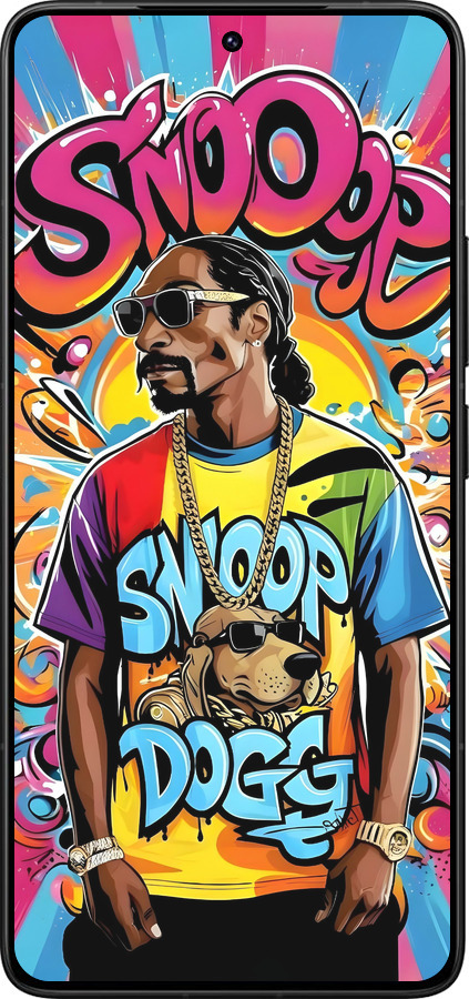 Силіконовий чехол Снуп дог для Xiaomi Poco F7 Ultra - 6348u-4086 изображение 