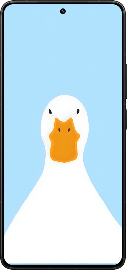 Силиконовый чехол Гусь для Xiaomi Poco F7 Ultra - 6350u-4086 изображение 