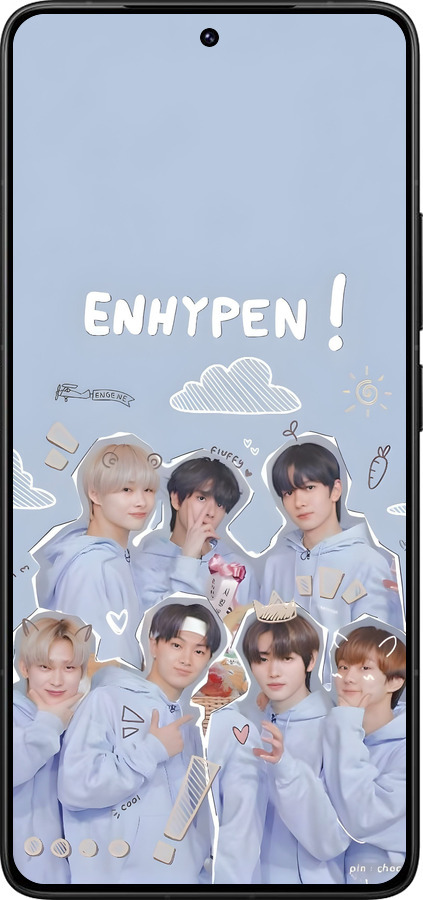 Силиконовый чехол Энхайпен для Xiaomi Redmi K80 Pro - 6362u-4145 изображение 