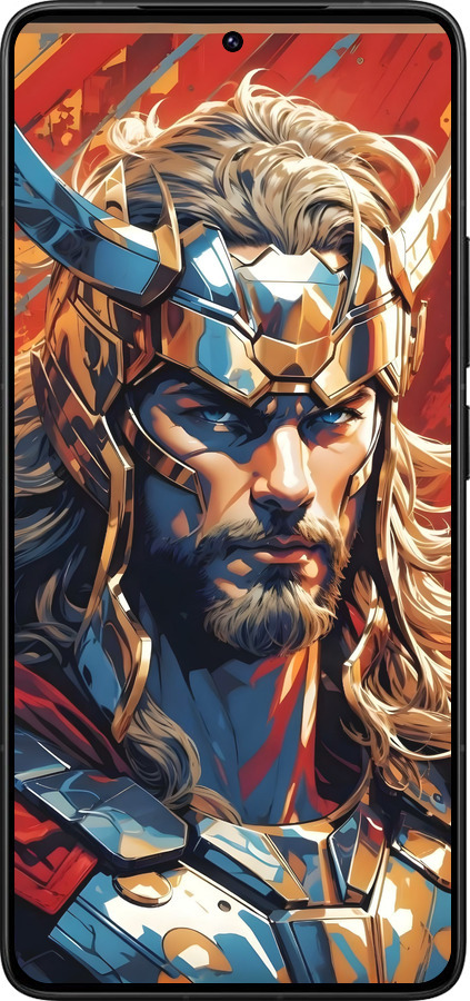 Силиконовый чехол Тор для Xiaomi Redmi K80 Pro - 6384u-4145 изображение 