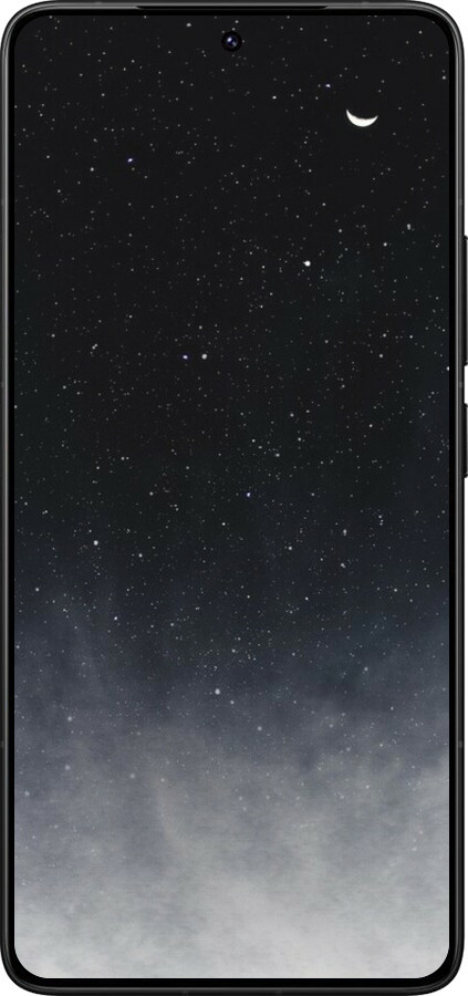 Силиконовый чехол Сині хмари, Синій місяць для Xiaomi Poco F7 Ultra - 6396u-4086 изображение 