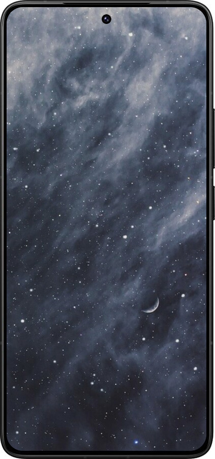 Силиконовый чехол Голубые облака, Голубая луна для Xiaomi Poco F7 Ultra - 6398u-4086 изображение 