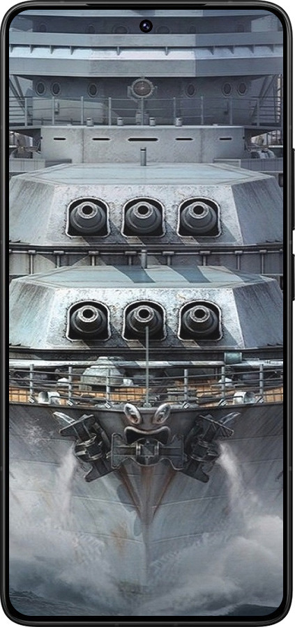 Силиконовый чехол Линкор, world of tanks, wargaming, военный корабль для Xiaomi Poco F7 Ultra - 6453u-4086 изображение 