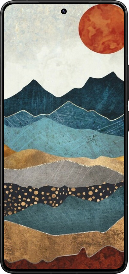 Силиконовый чехол Янтарный закат для Xiaomi Poco F7 Ultra - 6475u-4086 изображение 