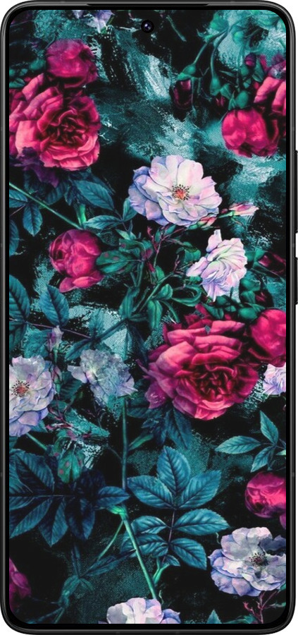 Силиконовый чехол Сад и розы для Xiaomi Redmi K80 Pro - 6483u-4145 изображение 