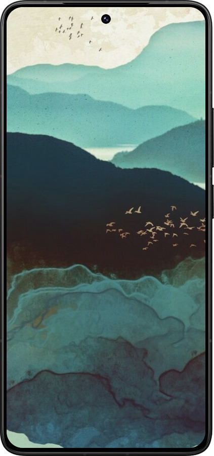 Силиконовый чехол С изображением гор Индиго для Xiaomi Poco F7 Ultra - 6484u-4086 изображение 