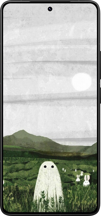 Силиконовый чехол Привидение для Xiaomi Poco F7 Ultra - 6492u-4086 изображение 