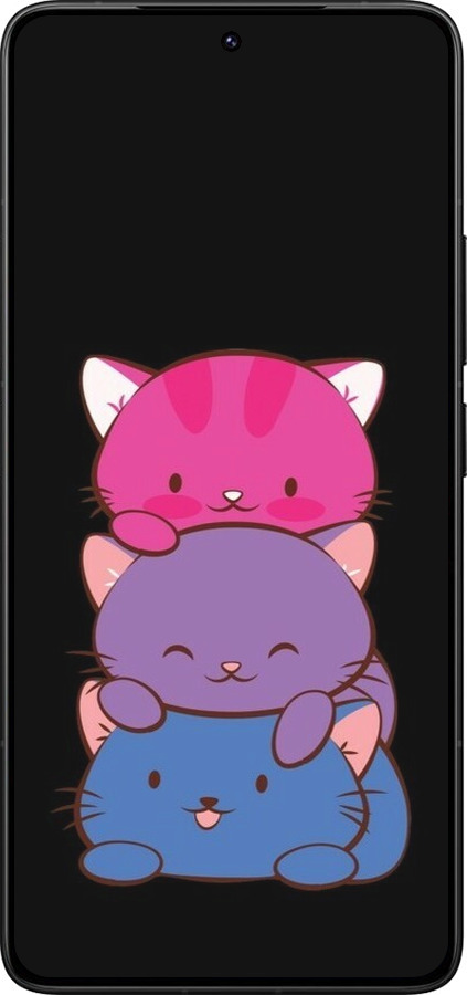 Силиконовый чехол Милые кошки для Xiaomi Redmi K80 Pro - 6518u-4145 изображение 