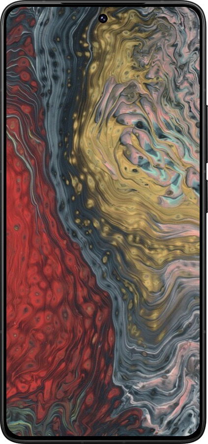 Силиконовый чехол С изображением абстрактной живописи для Xiaomi Redmi K80 Pro - 6530u-4145 изображение 