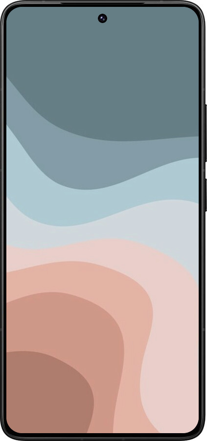 Силіконовий чехол З синіми та рожевими хвилями в стилі ретро для Xiaomi Redmi K80 Pro - 6532u-4145 изображение 