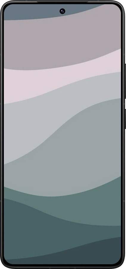 Силиконовый чехол С фиолетовым и бирюзовым ретро-стилем и волнами для Xiaomi Redmi K80 Pro - 6533u-4145 изображение 