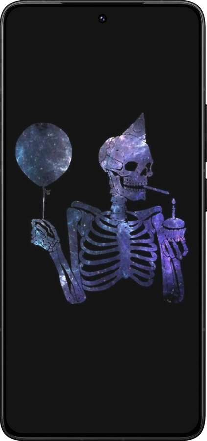 Силиконовый чехол Скелетное искусство для Xiaomi Redmi K80 Pro - 6536u-4145 изображение 