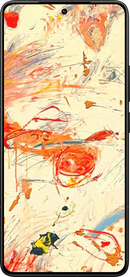 Силиконовый чехол Динамичная картина с хаотичными мазками для Xiaomi Poco F7 Ultra - 6540u-4086 изображение 