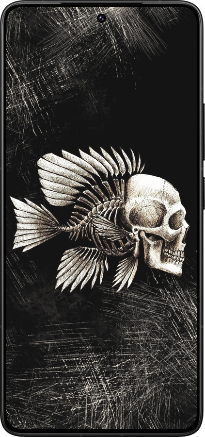 Силіконовий чехол Рибо-людина для Xiaomi Redmi K80 Pro - 683u-4145 изображение 