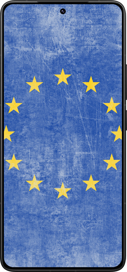 Силиконовый чехол Евросоюз 4 для Xiaomi Poco F7 Ultra - 765u-4086 изображение 