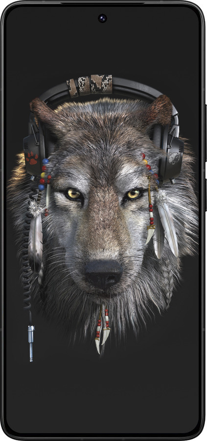Силиконовый чехол Волк-меломан для Xiaomi Poco F7 Ultra - 875u-4086 изображение 