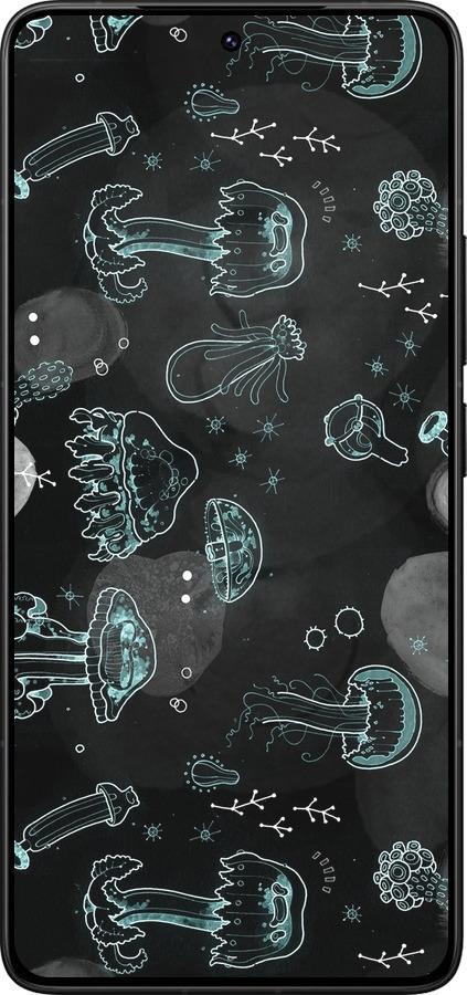 Силиконовый чехол Медузы для Xiaomi Redmi K80 Pro - 906u-4145 изображение 