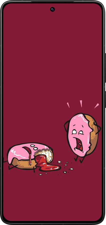 Силиконовый чехол Печенье для Xiaomi Redmi K80 Pro - 911u-4145 изображение 