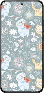 Силиконовый чехол Котята v3 для Xiaomi Redmi Turbo 4 Pro 5G - 1223u-4239 изображение 