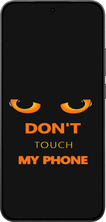Силиконовый чехол Don't touch the phone для Xiaomi POCO F7 - 4261u-4228 изображение 