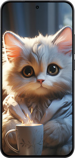 Силиконовый чехол White cat для Xiaomi POCO F7 - 5646u-4228 изображение 