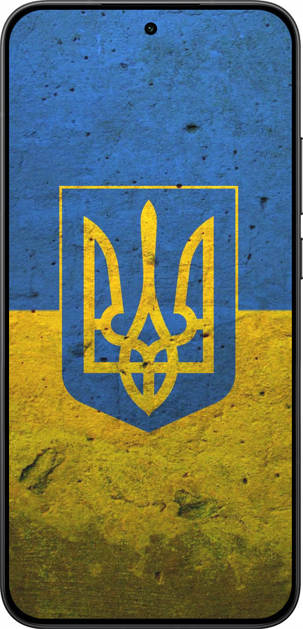 Силиконовый чехол Флаг и герб Украины 2 для Xiaomi POCO F7 - 378u-4228 изображение 