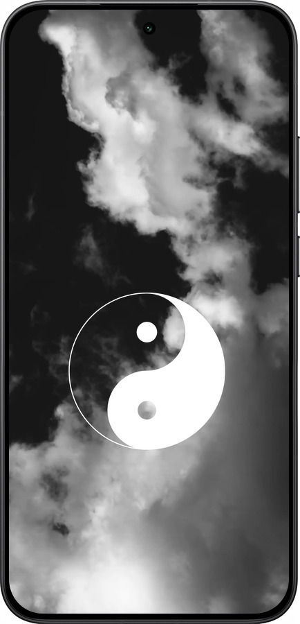 Силиконовый чехол Инь и Янь для Xiaomi POCO F7 - 4389u-4228 изображение 