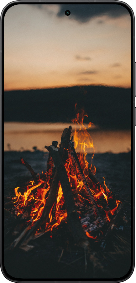 Силиконовый чехол Огонь для Xiaomi Redmi Turbo 4 Pro 5G - 6021u-4239 изображение 