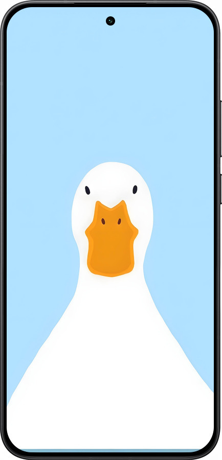 Силиконовый чехол Гусь для Xiaomi POCO F7 - 6350u-4228 изображение 