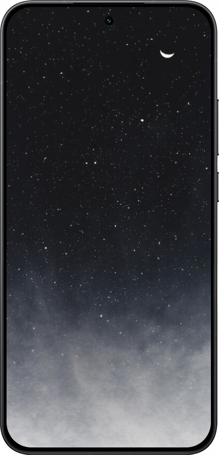 Силиконовый чехол Сині хмари, Синій місяць для Xiaomi POCO F7 - 6396u-4228 изображение 