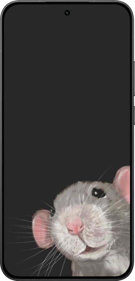Силиконовый чехол The Peeking Rat для Xiaomi Redmi Turbo 4 Pro 5G - 6442u-4239 изображение 