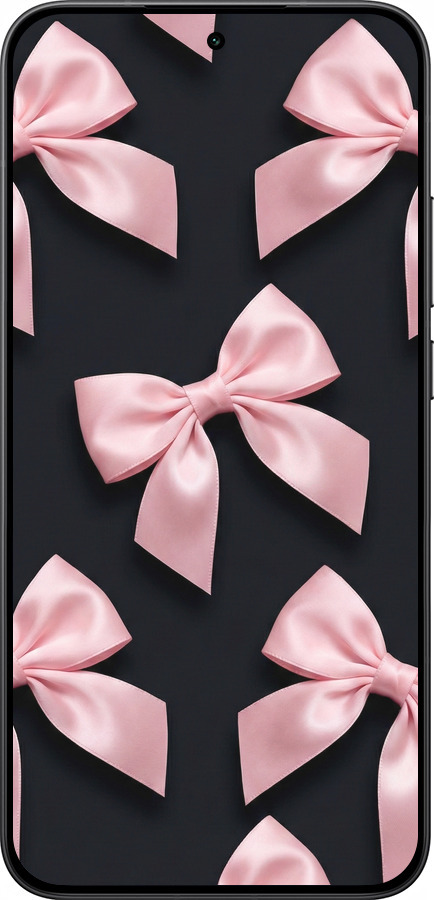 Силиконовый чехол Coquette Ribbons Dark Coquette для Xiaomi POCO F7 - 6767u-4228 изображение 