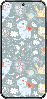 Силиконовый чехол Котята v3 для Xiaomi POCO F8 Pro - 1223u-4231 изображение 