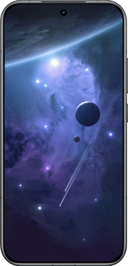 Силіконовий чехол Планети в синьому космосі для Xiaomi Redmi K90 5G - 171u-4237 изображение 