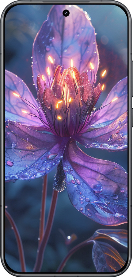 Силіконовий чехол Магічна квітка для Xiaomi POCO F8 Pro - 6038u-4231 изображение 