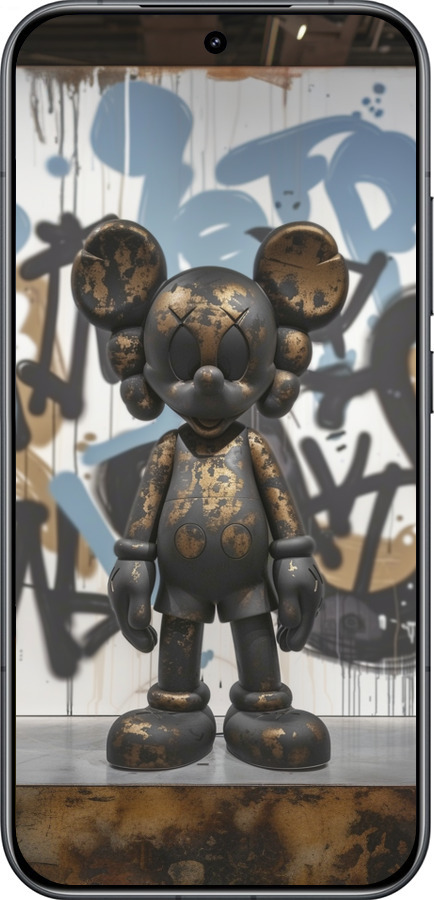 Силиконовый чехол Bronze kaws v2 для Xiaomi Redmi K90 5G - 6098u-4237 изображение 