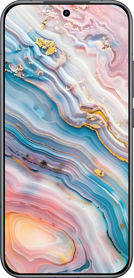 Силіконовий чехол Мрамор красивый для Xiaomi POCO F8 Pro - 6376u-4231 изображение 