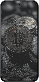Силиконовый чехол Black Bitcoin для Xiaomi Poco F8 Ultra - 6090u-4232 изображение 