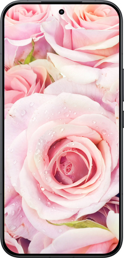 Силиконовый чехол Розы для Xiaomi Poco F8 Ultra - 525u-4232 изображение 