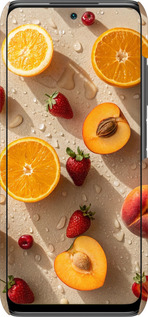 3D пластиковий матовий чехол Фрукти 3 для Xiaomi Poco M3 Pro - 6703m-2369 изображение 