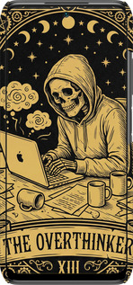 3D пластиковый матовый чехол The Overthinker для Xiaomi Redmi Note 10 5G - 6774m-2556 изображение 