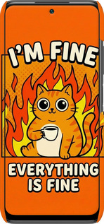 3D пластиковий матовий чехол Funny Cat для Xiaomi Poco M3 Pro - 6786m-2369 изображение 