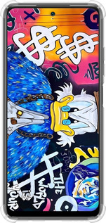 Силикон с усиленными углами чехол Скрудж 2 для Xiaomi Redmi Note 10T - 6285sp-2484 изображение 