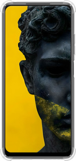 Силіконовий протиударний с посиленими кутами чехол Статуя арт для Xiaomi Redmi Note 10T - 6330sp-2484 изображение 
