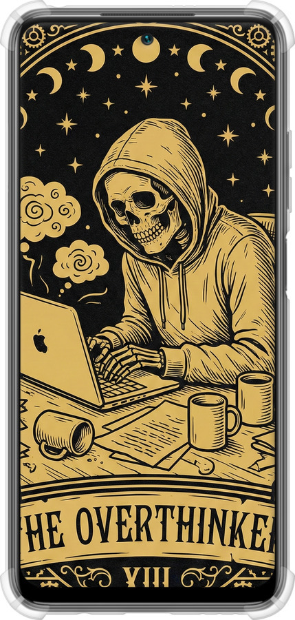 Силіконовий протиударний с посиленими кутами чехол The Overthinker для Xiaomi Redmi Note 10 5G - 6774sp-2556 изображение 