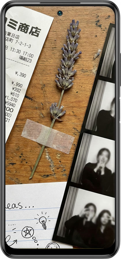 Силиконовый чехол Aesthetic Scrapbook Collage для Xiaomi Redmi Note 10 5G - 6773u-2556 изображение 