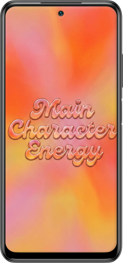 Силиконовый чехол Aura Gradient Main Character Energy Aesthetic Y2K для Xiaomi Redmi Note 10 5G - 6783u-2556 изображение 