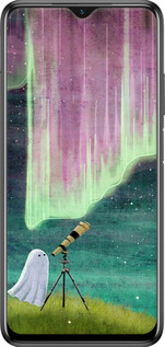 TPU чехол Привидение и звезды для Xiaomi Poco M3 - 6443b-2200 изображение 